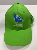 ** NEW ** APA Branded Peaked Hat - Purple, Bright Blue & Lime Green