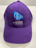 ** NEW ** APA Branded Peaked Hat - Purple, Bright Blue & Lime Green